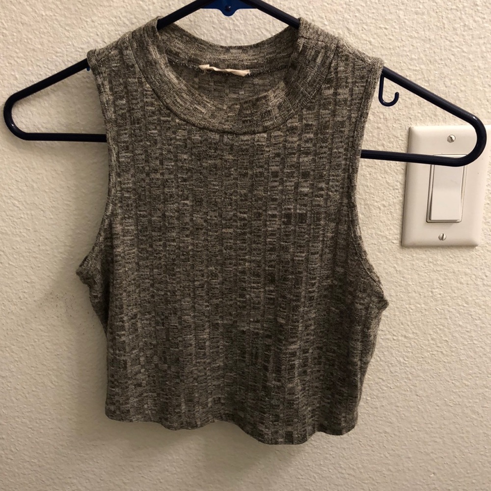 Grey tank/crop top